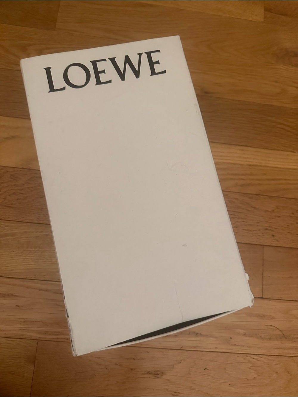 LOEWE White Decorative Box with Bold Logo